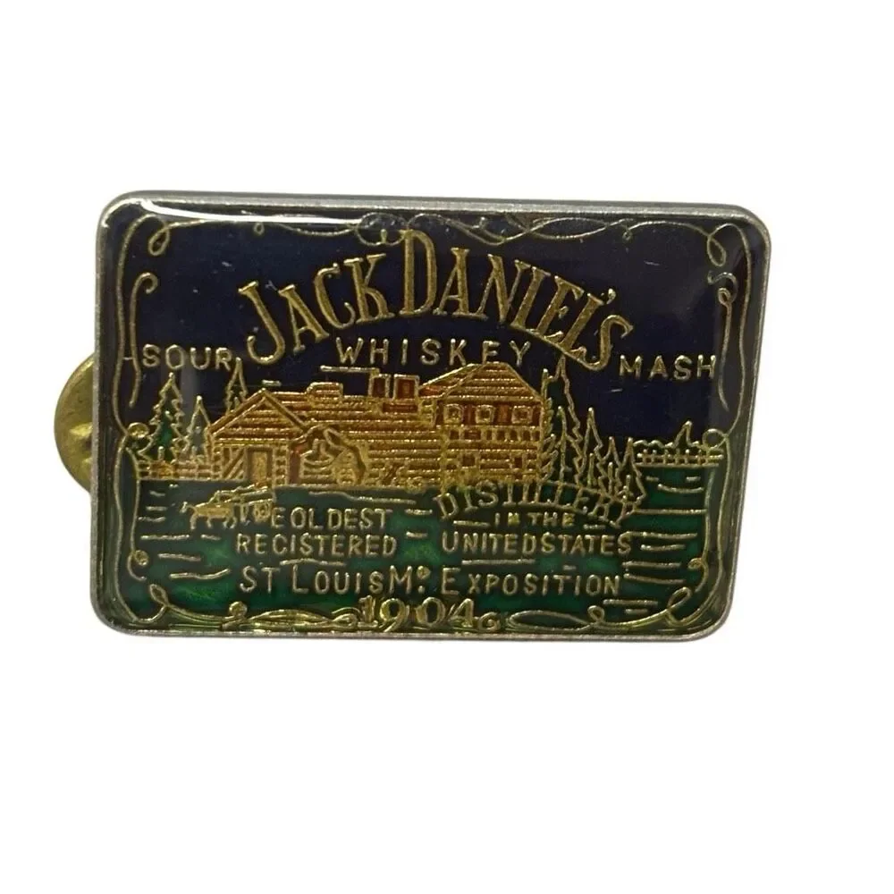 Vintage Jack Daniels 1904 St. Louis Exposition Enamel Lapel Pin